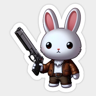 Tactical Bunny Sticker